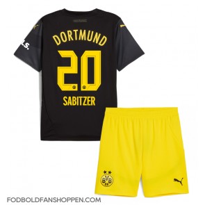 Borussia Dortmund Marcel Sabitzer #20 Udebanetrøje Børn 2024-25 Kortærmet (+ Korte bukser)